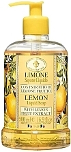 Flüssigseife Zitrone - Saponificio Artigianale Fiorentino Lemon Liquid Soap — Bild N1
