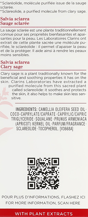 Revitalisierendes Gesichtsöl für empfindliche Haut mit Salbei-Extrakt - Clarins Calm-Essentiel Restoring Treatment Face Oil — Bild N3