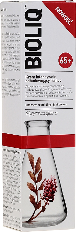 Intensiv regenerierende Nachtcreme mit echtem Süßholz - Bioliq 65+ Intensive Rebuilding Night Cream — Bild N3