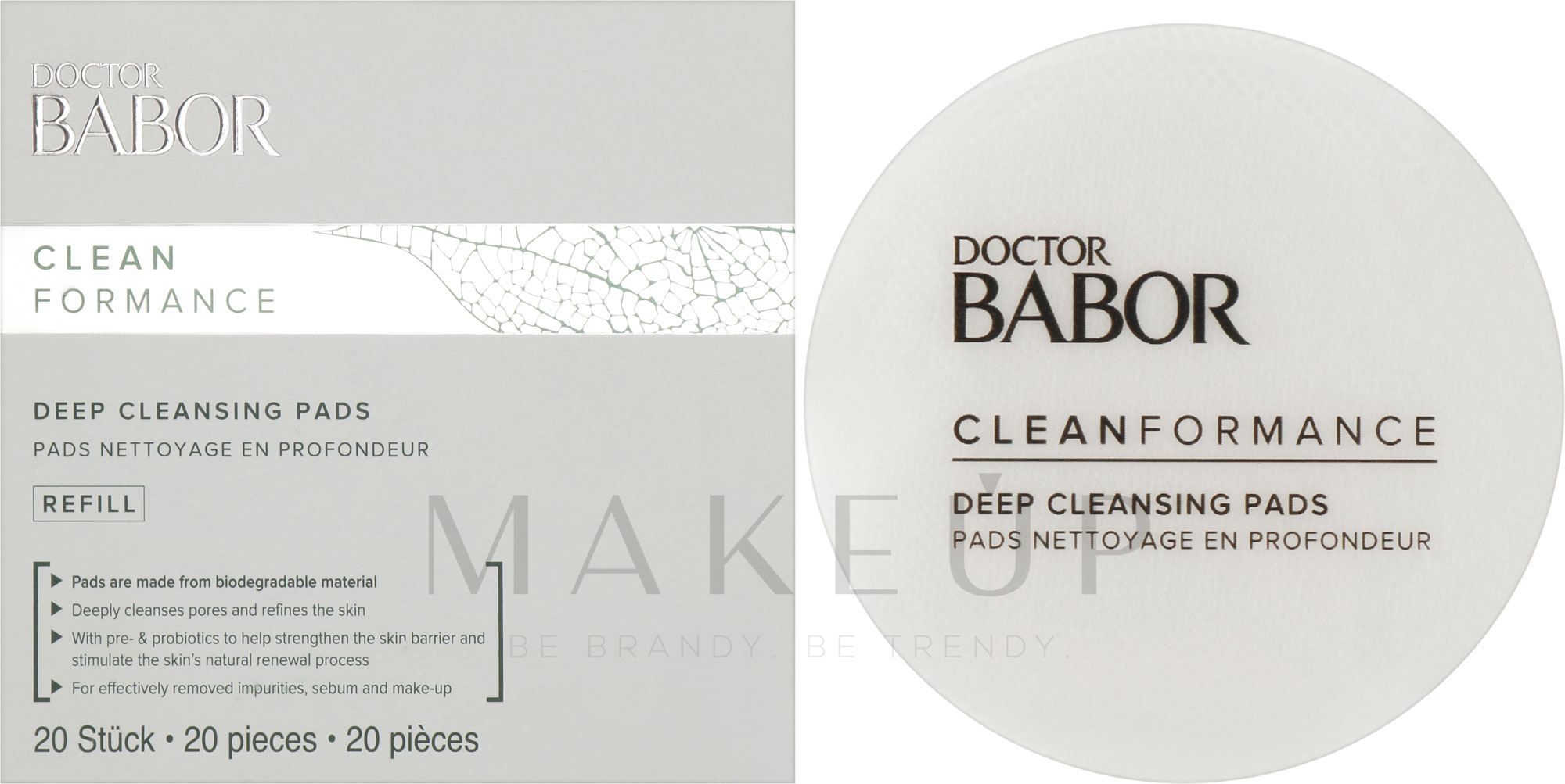 Tiefenreinigungspads - Babor Doctor Babor Clean Formance Deep Cleansing Pads Refill (Refill)  — Bild 20 St.