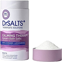 Badesalz mit Lavendel und Zitronengras - Dr Salts+ Therapeutic Solutions Calming Therapy Epsom Bath Salts (in Dose) — Bild N1