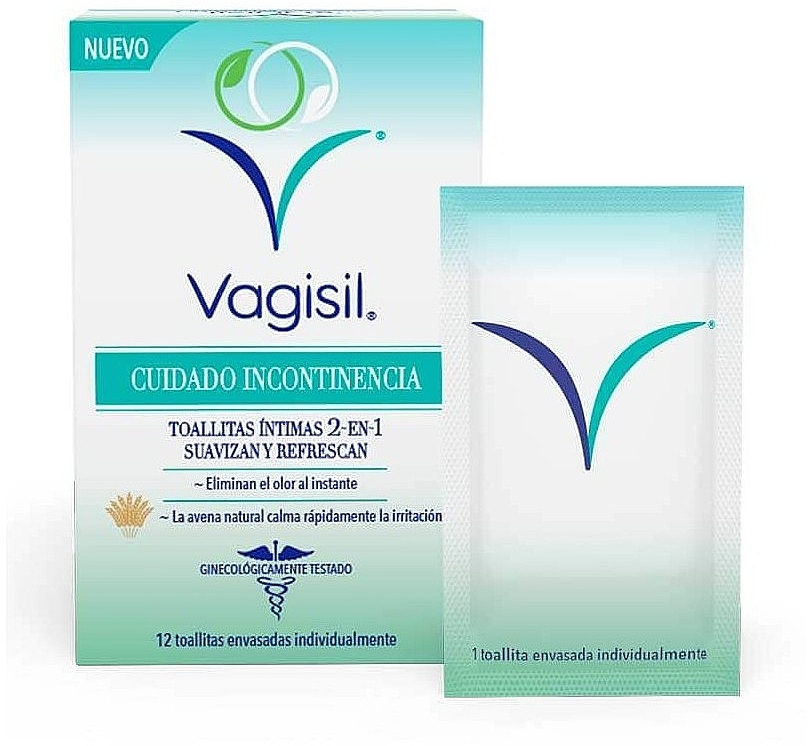 Feuchttücher für die Intimhygiene - Vagisil Incontinence Care Intimate Wipes — Bild N1