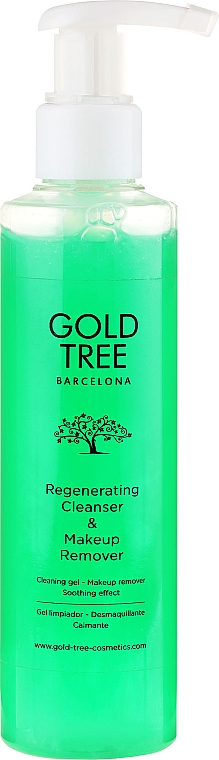 Regenerierendes Reinigungsgel für fettige Haut - Gold Tree Barcelona Regenerating Cleanser & Makeup Remover — Bild N1