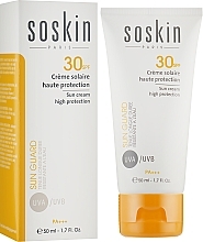 Düfte, Parfümerie und Kosmetik Sonnenschutzcreme SPF 30+ - Soskin Sun Cream Very High Protection SPF30