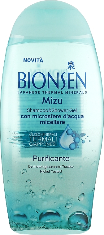 Shampoo-Duschgel - Bionsen Shampoo & Shower Gel Mizu Purifying — Bild N2