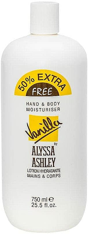 Alyssa Ashley Vanilla - Feuchtigkeitsspendende Hand- und Körpercreme  — Bild N1