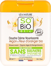 Düfte, Parfümerie und Kosmetik Feuchtigkeitsspendende Duschcreme mit Arganöl und Orangenblüte - So'Bio Etic Cream Shower
