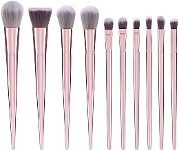 Düfte, Parfümerie und Kosmetik Professionelles Make-up-Pinselset 10-tlg. roségold - Deni Carte