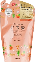 Feuchtigkeitsspendende Haarspülung für geschädigtes Haar mit Aprikosenkernöl - Kracie Ichikami (Refill)  — Bild N1
