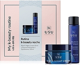 Düfte, Parfümerie und Kosmetik Set - Usu Cosmetics Rutina K-Beauty Noche (Creme 50ml + Essenz 100ml) 