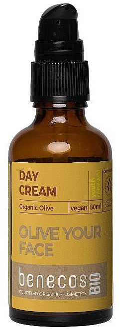 Tagescreme mit Olivenöl - Benecos Bio Organic Olive Day Cream — Bild N1