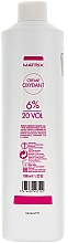 Düfte, Parfümerie und Kosmetik Creme-Oxidationsmittel 6% - Matrix Cream Oxydant 20 Vol. 6 %