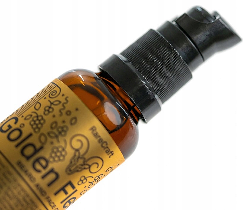 Regenerierendes Öl für Gesicht und Bart mit Baobab und süßen Mandeln - RareCraft Beard Oil Golden Fleece — Bild N4