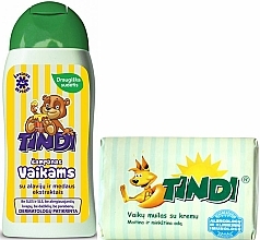 Düfte, Parfümerie und Kosmetik Haarpflegeset - Tindi (Shampoo 200ml + Seife 90g)