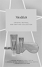 Gesichtspflegeset - Medik8 Crystal Retinal Age-Defying Collection (Gesichtsserum 30ml + Augencreme 15ml + Augenmaske 1 St.) — Bild N1