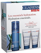 Set - Clarins Men Hydration Essentials (f/balm/50ml + wash/gel/30ml + shm/sh/gel/30ml) — Bild N1