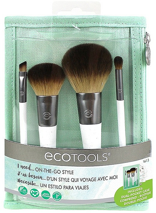 Make-up Pinselset 4 St. - EcoTools On-The Go Style — Bild N2