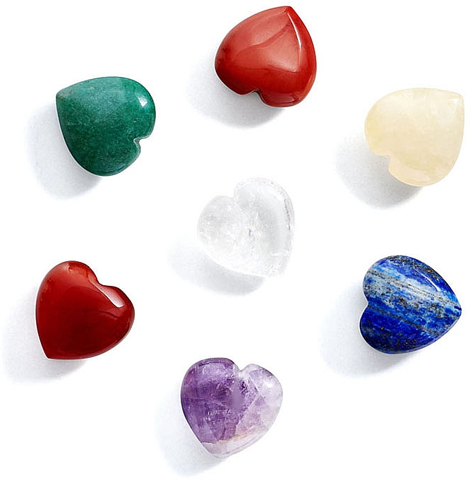 Chakra-Set mit 7 Energiesteinen - Crystallove Chakra Energy Stone Set — Bild N1