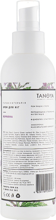 Fußcreme mit Verbena - Tanoya Paraffintherapie — Bild N4