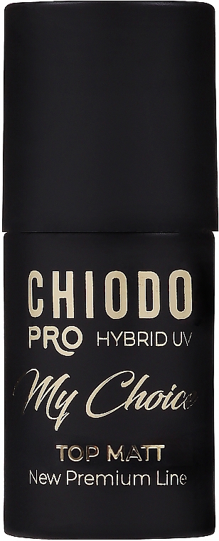 Hybrid-Nagelüberlack Matt - Chiodo Pro Hybrid UV Top Matt My Choice — Bild N1