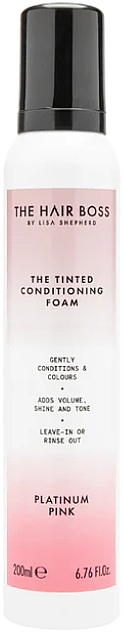 Tonisierender Conditioner für Blondinen - The Hair Boss The Tinted Conditioning Foam — Bild N1