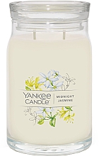 Duftkerze im Glas Mitternachtsjasmin mit 2 Dochten - Yankee Candle Midnight Jasmine — Bild N2