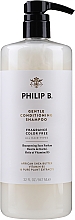 Düfte, Parfümerie und Kosmetik Shampoo für alle Haartypen mit Sheabutter - Philip B African Shea Butter Gentle & Conditioning Shampoo