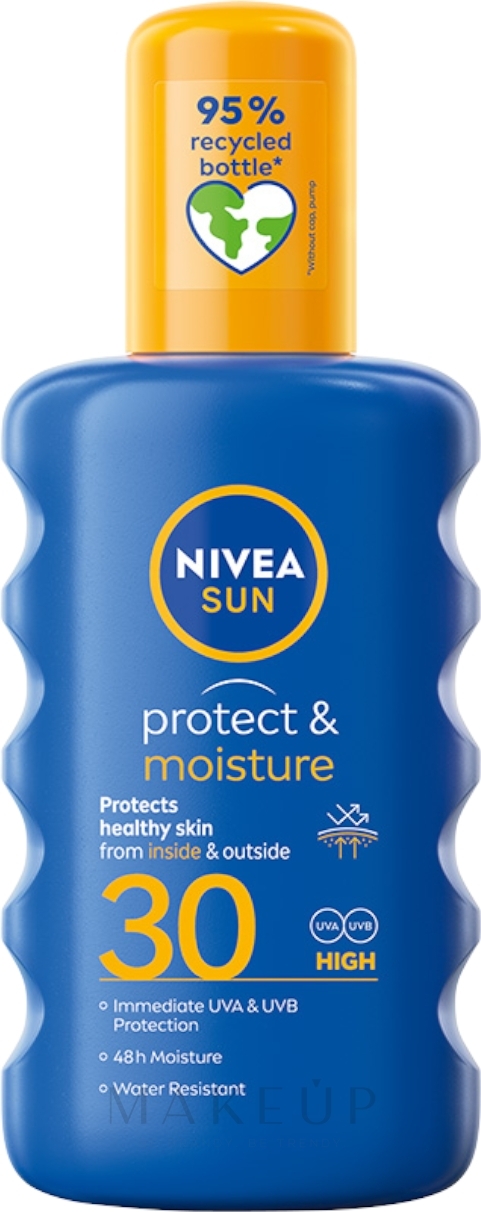 Sonnenspray - NIVEA Sun Protect and Moisture Moisturising Sun Spray SPF 30 — Bild 200 ml