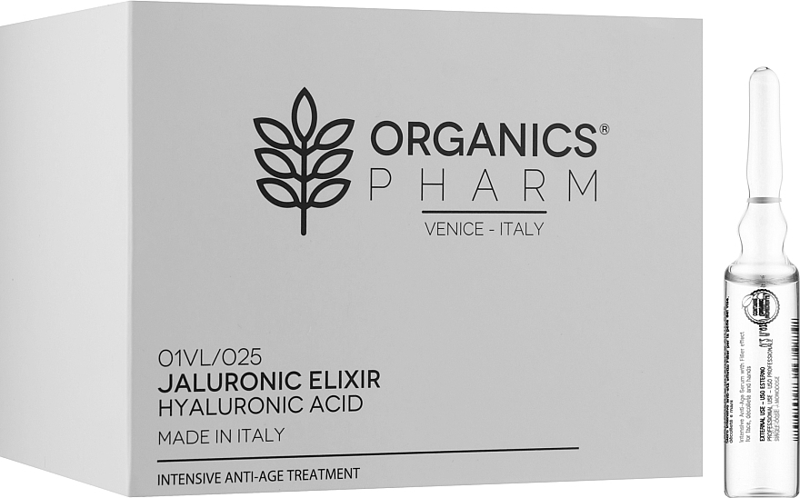 Hyaluron-Elixier - Organics Cosmetics Jaluronic Elixir — Bild N4