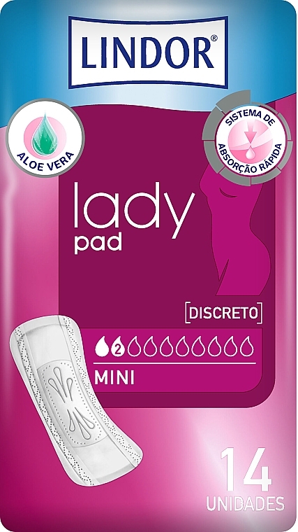 Damenbinden 14 St. - Hartmann Lindor Lady Pad Mini — Bild N1