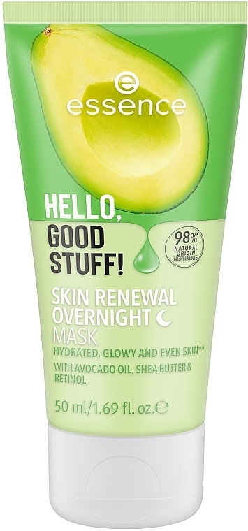 Gesichtsmaske für die Nacht - Essence Hello, Good Stuff! Skin Renewal Overnight Mask  — Bild N1