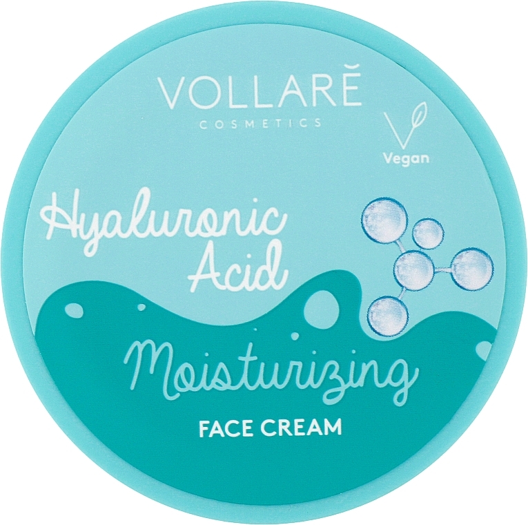 Beruhigende Gesichtscreme - Vollare Hyaluronic Acid Moisturizing Face Cream