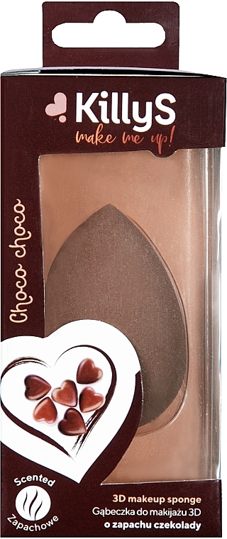 Make-up Schwamm mit Schokoladenextrakt - Killys My Make Up 3D Choco Choco  — Bild N1