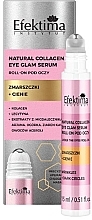 Roller für die Haut um die Augen - Efektima Natural Collagen Wrinkles + Dark Sircles Roll On Eye Glam Serum — Bild N1