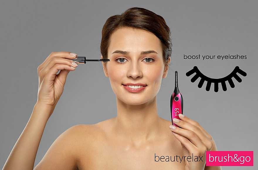 Elektronische Bürste für geschwungene Wimpern - Beauty Relax Brush & Go BR-1460 — Bild N2