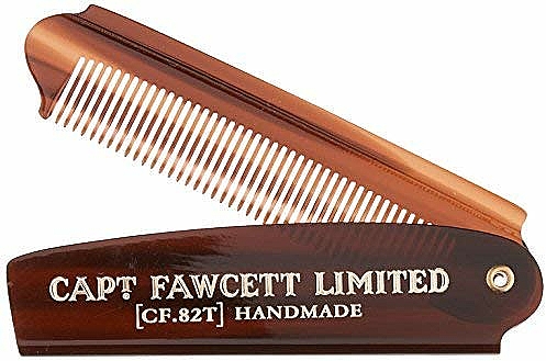 Klappbarer Bartkamm CF82T - Captain Fawcett Folding Pocket Beard Comb — Bild N1