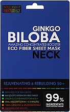Düfte, Parfümerie und Kosmetik 	Verjüngende und regenerierende Tuchmaske für den Hals mit Gingko Biloba-Extrakt 50+ - Beauty Face IST Rejuvenating & Rebuilding Neck Mask Ginkgo Biloba