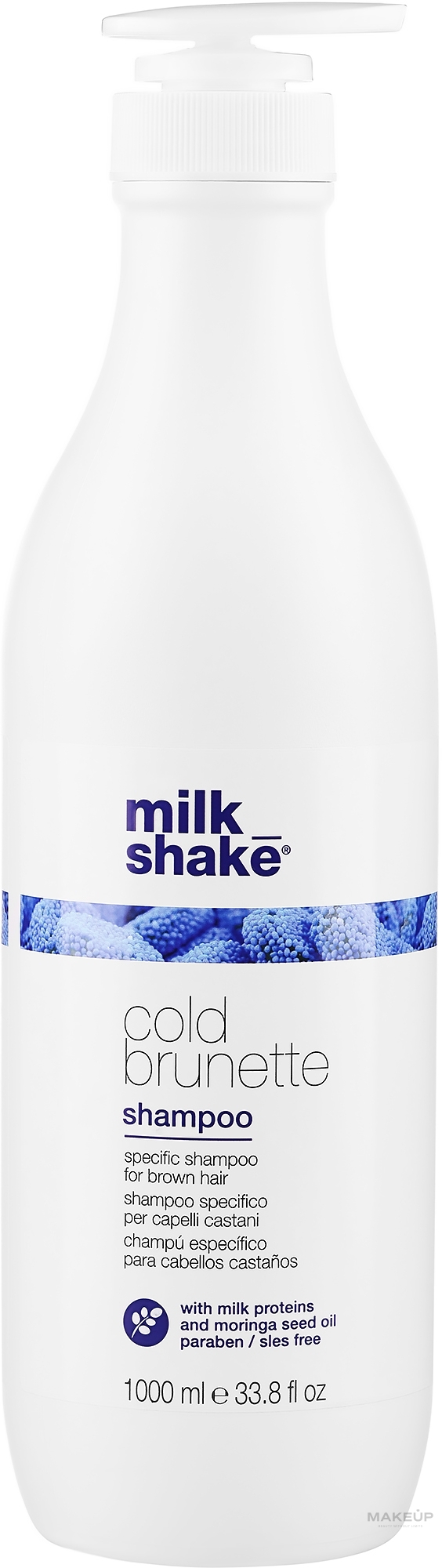 Shampoo für dunkles Haar - Milk_Shake Cold Brunette Shampoo — Bild 1000 ml