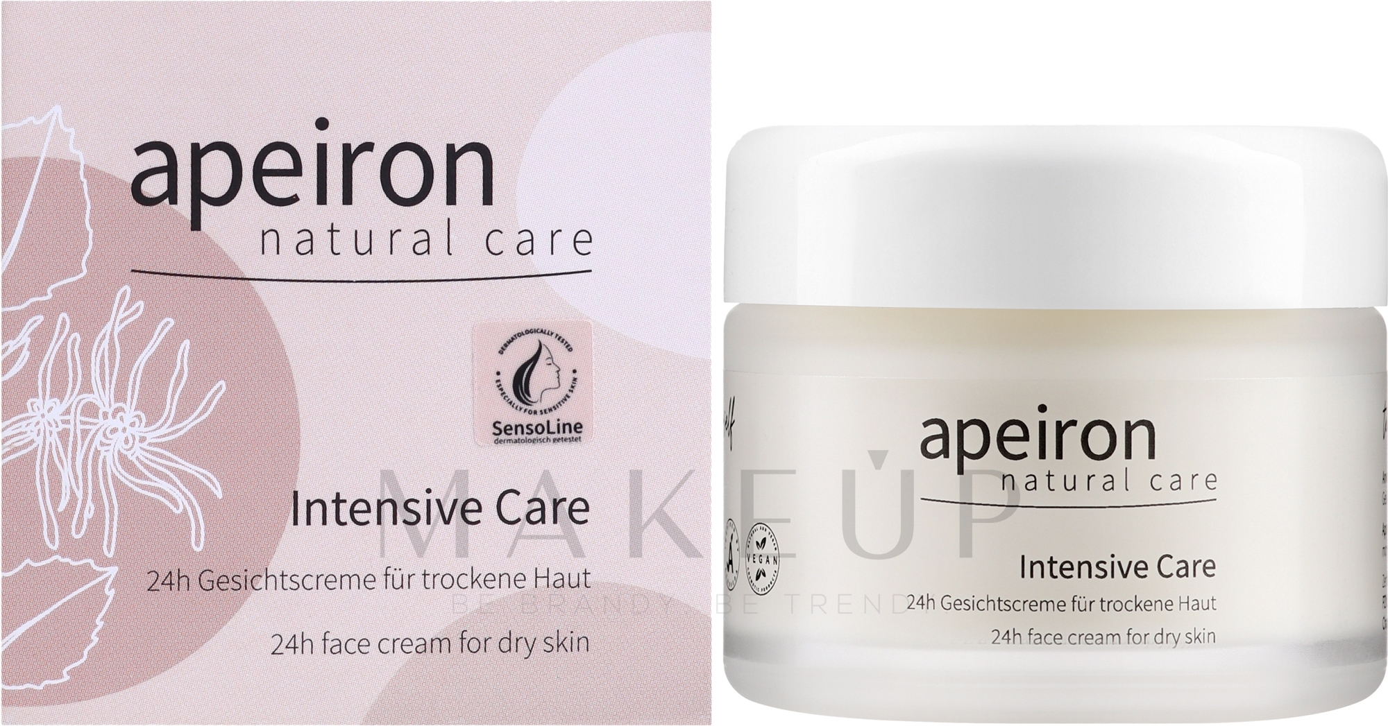 Gesichtscreme - Apeiron Intensive Care 24h Face Cream — Bild 50 ml