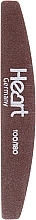 Nagelfeile Half Brown 100/180 - Heart Germany — Bild N1