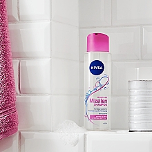 Nivea Micellar Strengthening Shampoo - Stärkendes Mizellenshampoo für sprödes Haar und empfindliche Kopfhaut  — Bild N4