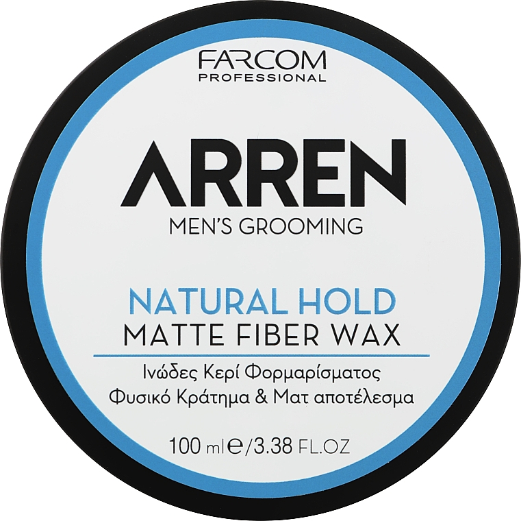 Wachs für Haarstyling und -fixierung matt - Arren Men's Grooming Matte Fiber Wax Natural Hold — Bild N1