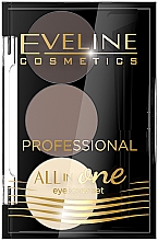 Düfte, Parfümerie und Kosmetik Augenbrauen-Make-up-Palette - Eveline Cosmetics All In One Eyebrow Styling Set