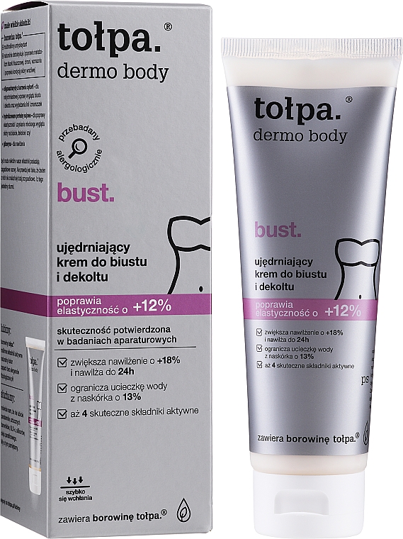 Modellierende und straffende Brust- und Dekolletécreme - Tolpa Dermo Body Bust Firming Cream — Bild N2