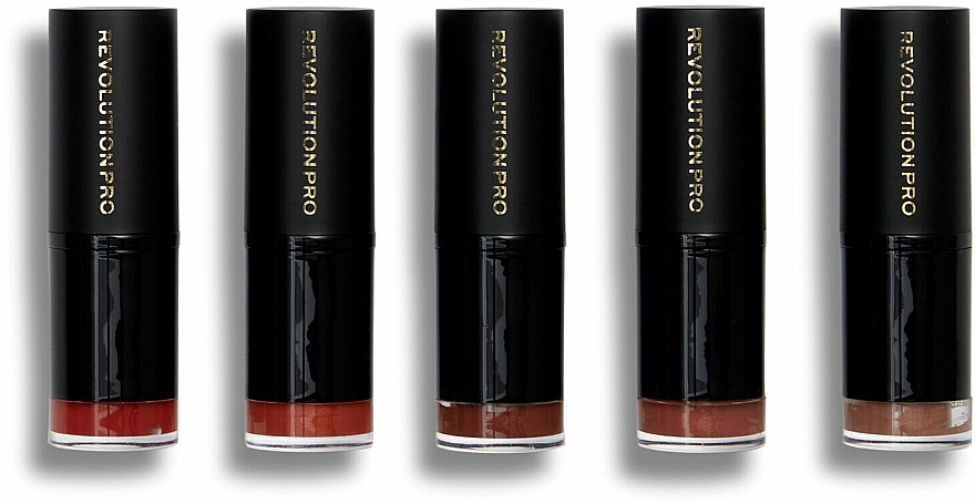 Lippenstift 5 St. - Revolution Pro Lipstick Collection Burnt Nudes — Bild N3