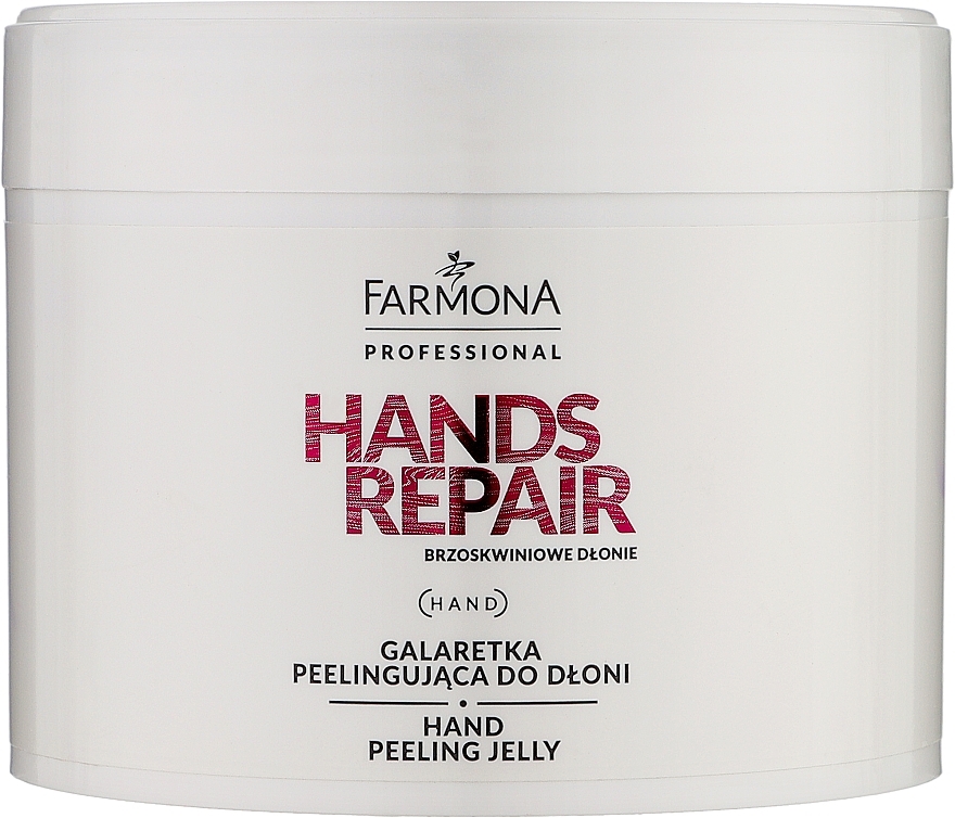 Reparierendes Handpeeling mit Pfirsichextrakt - Farmona Professional Hands Repair Peach — Bild N1