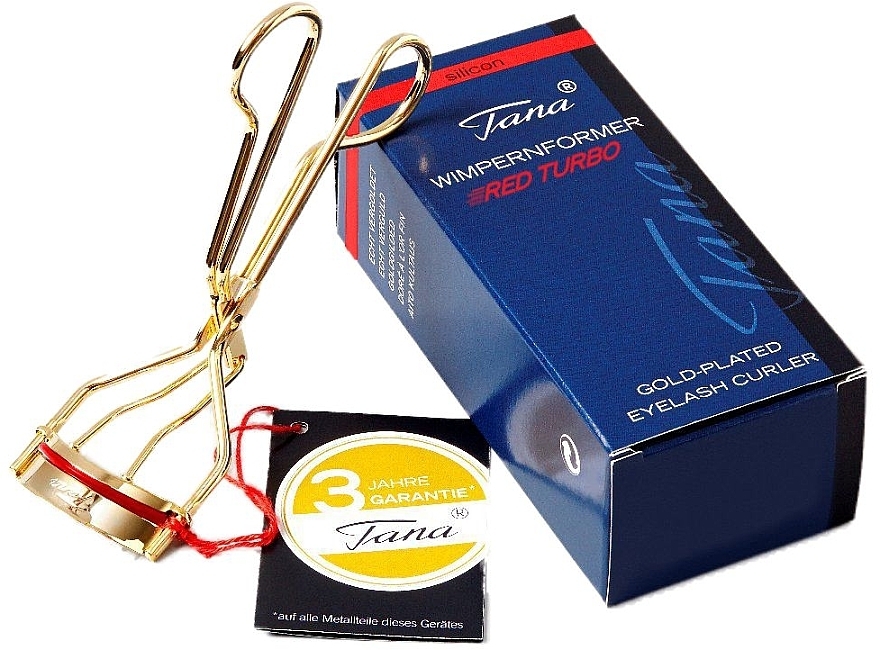Wimpernzange - Tana Cosmetics Eyelash Curler Red Turbo — Bild N1