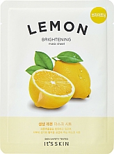 Düfte, Parfümerie und Kosmetik Aufhellende Tuchmaske mit Zitrone - It's Skin The Fresh Mask Sheet Lemon