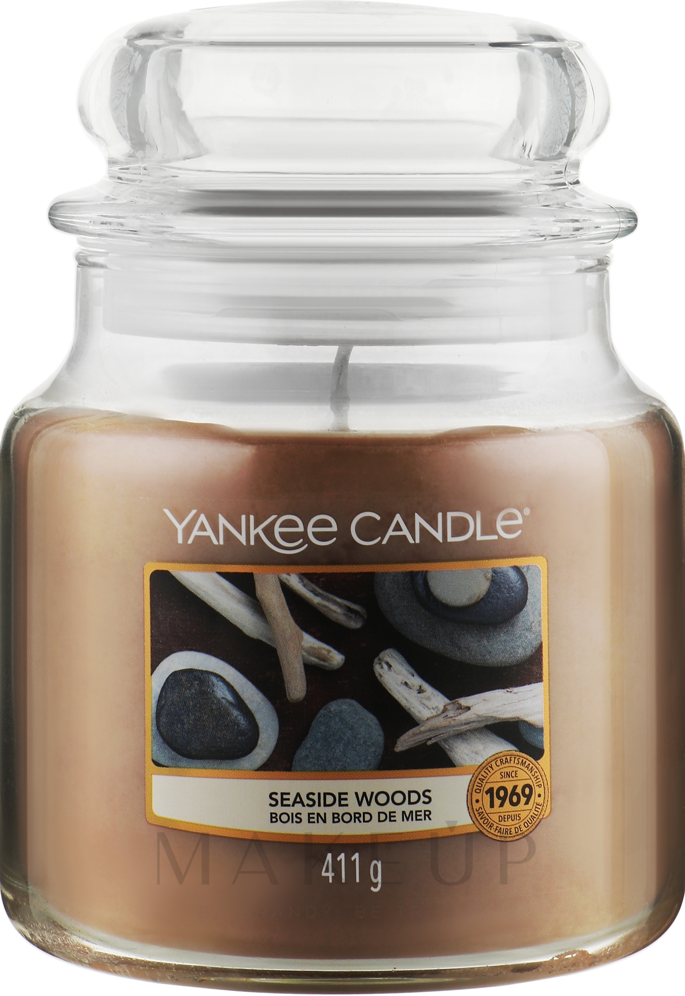 Duftkerze im Glas Seaside Woods - Yankee Candle Seaside Woods Jar — Bild 411 g