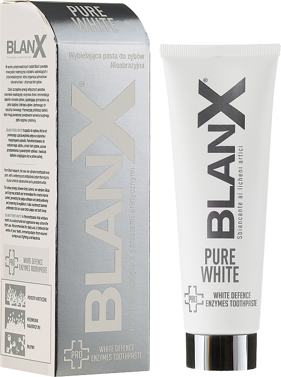 Intensiv aufhellende Zahnpasta - BlanX Pro Pure White Toothpaste